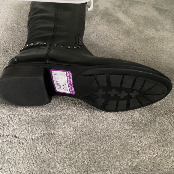 Black leather Paxton riding boots Sam Edelman US 7.5 - Picture 5 of 10